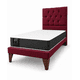 thumbnail image 2 of Cama Plaza y Media Burdeo Capitoné  + Colchon Mery Desing, 2 of 8