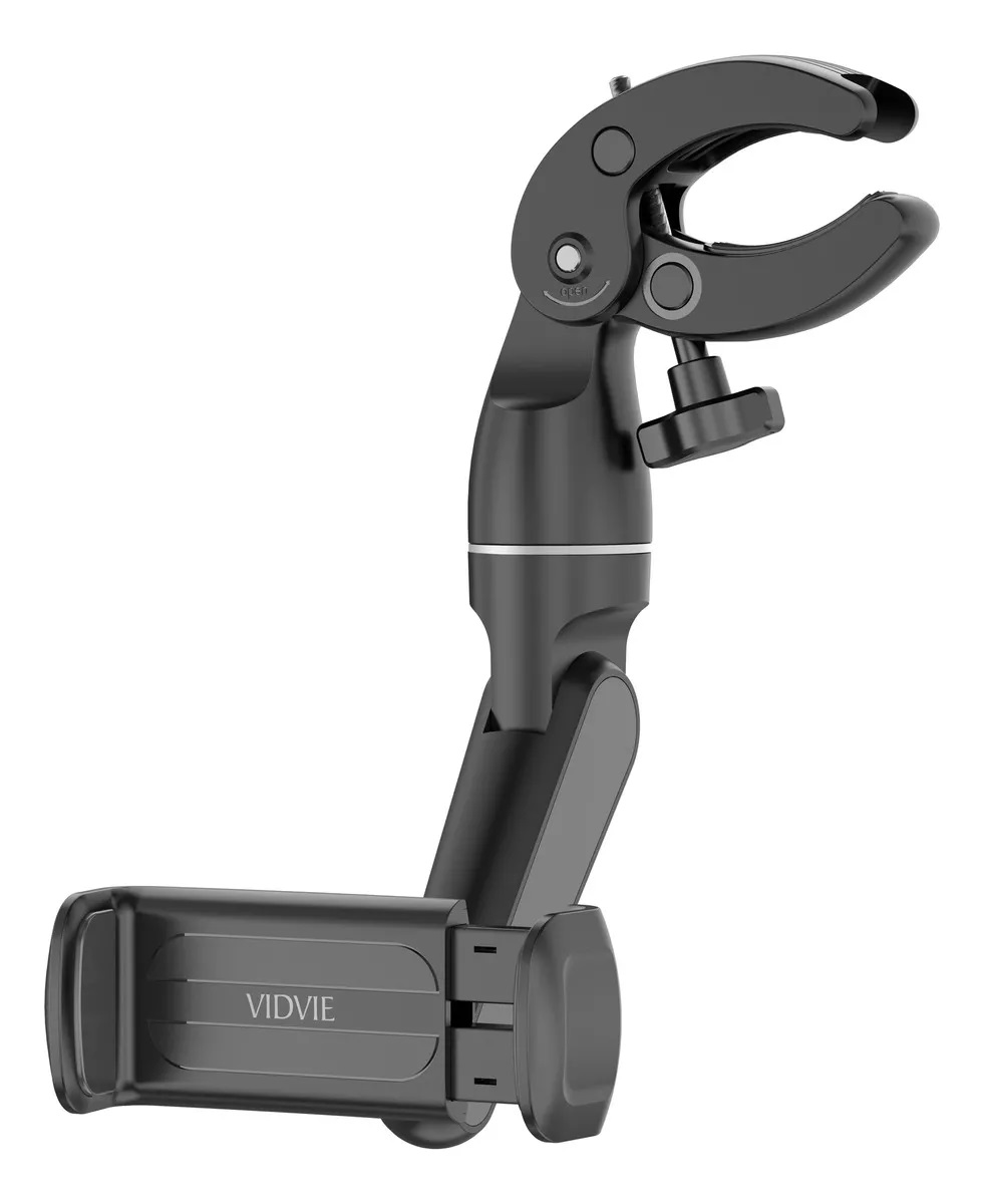Vidvie - Soporte Giratorio De Teléfono Para Auto Retrovisor Universal Color Negro
