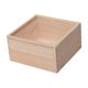 thumbnail image 3 of Caja De Madera A Prueba De Polvo DIY Con Tapa Transparente Decoración Del Hogar Organizador De Joyas De Boda 15cm X 15cm X 10cm, 3 of 5
