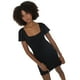 thumbnail image 1 of Vestido Mujer Manga Corta Romántico Negro Corona, 1 of 5