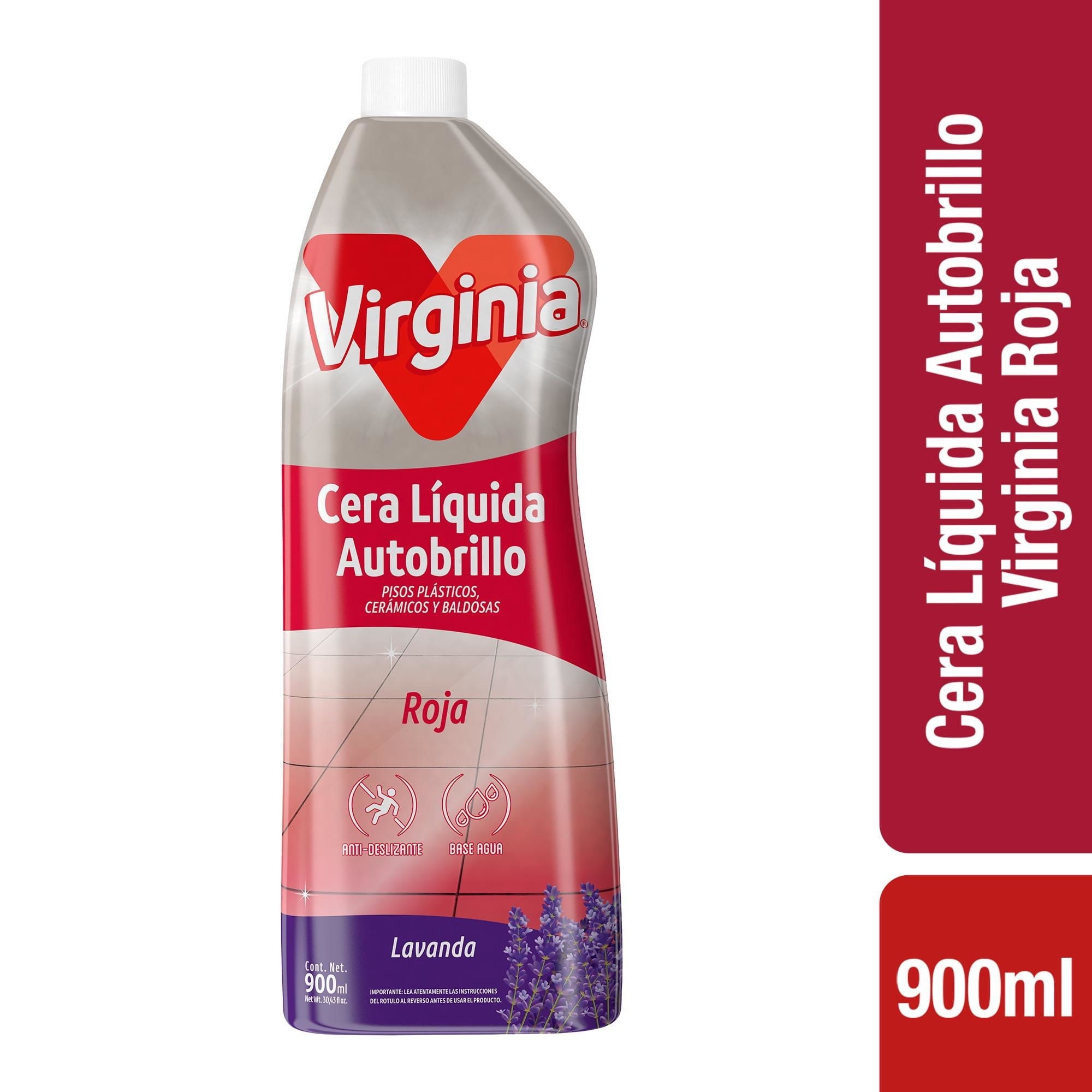 Cera Autobrillo Liquido Rojo Botella, 900 ml