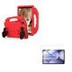 thumbnail image 1 of Carcasa Niños Antigolpe Compatible Con Tablet Samsung A11 8.7 Lami Rojo, 1 of 5