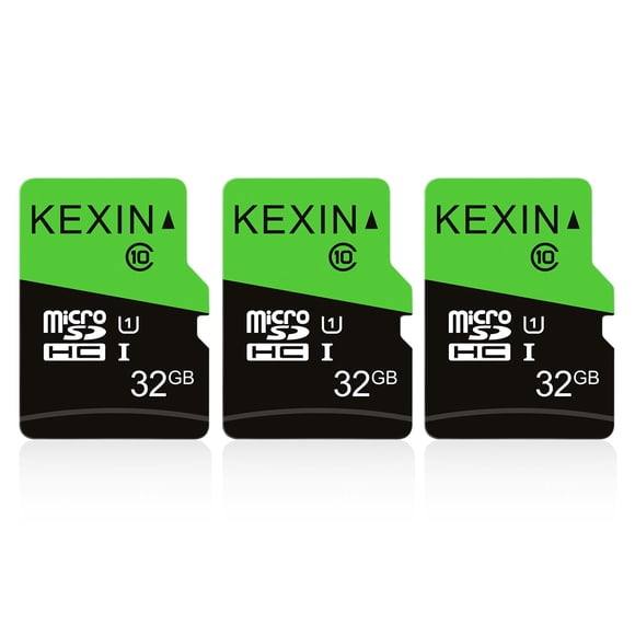 Tarjeta micro SD KEXIN Tarjeta de memoria de 32 GB clase 10 UHS-I, paquete de 3