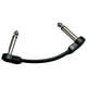 thumbnail image 3 of Cable De Coión Para Guitarra Eléctrica cable De Instrumento De Bajo 4 Ts Conector Ts De Ángulo Recto Cables De Coión De Guitarra Cable De 10cm Negro, 3 of 5