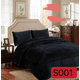 thumbnail image 1 of Cobertor Plush Con Chiporro 2 Plazas Color Negro Liso, 1 of 2