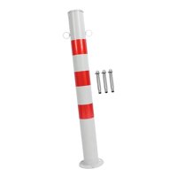 Magideal - Poste De Poste De Metal De Seguridad De 75 Cm De Alto Accesorio Multifuncional Resistente Bolardo De Estacionamiento Para Intersecciones De Carreteras Anillo Doble