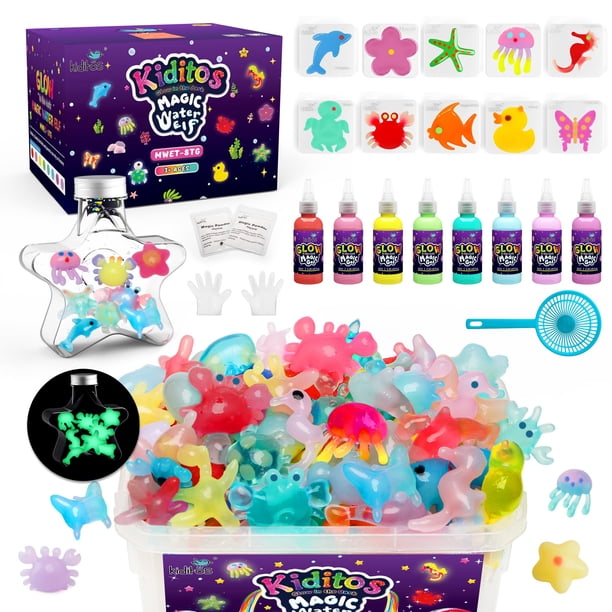 Kit de manualidades para manualidades Kiditos, juguete mágico para elfos acuáticos que brillan en la oscuridad