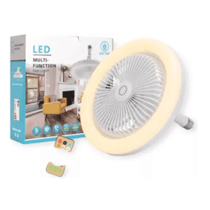 Genérico - Foco Ventilador Led 30W Control Habitación Techo Luz Cálida Blanco Frío