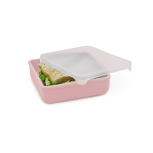 Melii - Contenedor De Silicona Para Sandwich Rosado