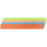 Sentence Strips School Smart Ruled Rainbow, 3 X 24 Cm, Paquete De 100
