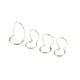 thumbnail image 5 of 4x Púas De Guitarra De Dedo índice Pulgar De Metal Ajustable Accesorio De Guitarra Plateado, 5 of 5