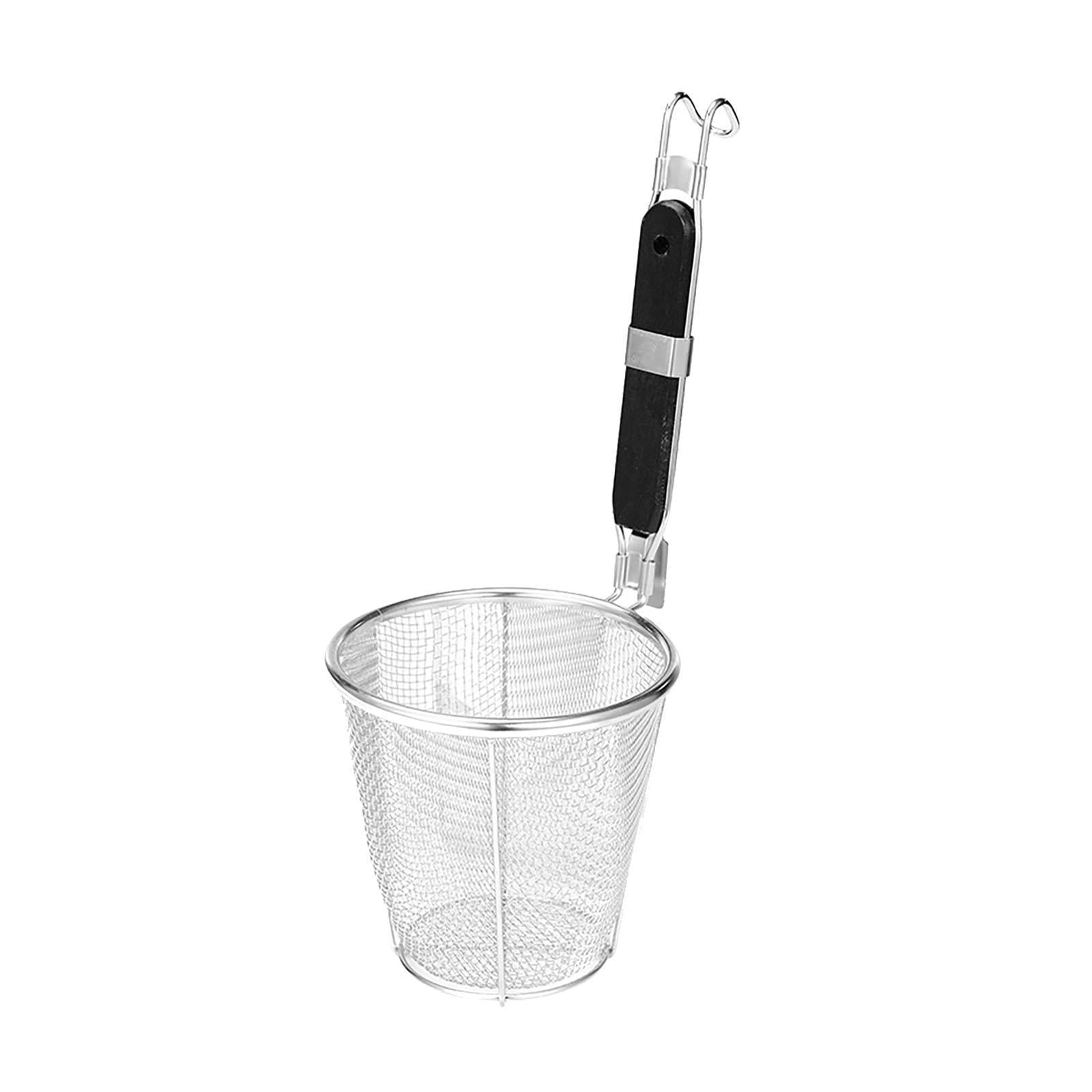 Bothyi - Cesta Para Freír, Espumadera, Colador De Malla Para Cocina, Para Pollo, Barbacoa, Aros De Cebolla, 35x14cm