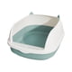 thumbnail image 5 of Caja de arena para gatos de cara alta, bandeja de arena para mascotas, orinal para gatos, orinal semiabierto portátil profundo, orinal para mascotas, Azul S, 5 of 5