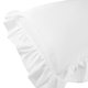thumbnail image 3 of Funda de almohada REGALWOVEN Queen (20"x30") con cierre de sobre, juego de 2 fundas de almohada con volantes, blanco, 3 of 6