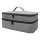 thumbnail image 4 of Estuche De Transporte De Doble Capa Estuche De Almacenamiento Portátil Para Amigas Esposa Gris, 4 of 5