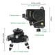 thumbnail image 2 of Adaptador de Nivel Láser Huepar 360° con Montaje Roscado de 1/4", 2 of 7