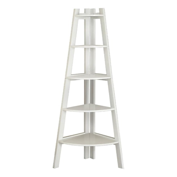 Organizador Esquinero Estante Librero 5 Niveles Blanco