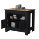 thumbnail image 1 of Isla de Cocina Arlet 2 Puertas Wengue - Macadamia, 1 of 7