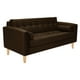 thumbnail image 2 of Sofa Retro 3c Felpa 05 Chocolate, 2 of 6