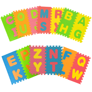 Linea Sport - Tatami Infantil En Goma Eva Puzzle De Letras A-Z De 26 Piezas