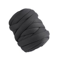Bothyi - Hilo De Tubo De Hilo Grueso De 0,55 Libras Para Manta, Cama Para Mascotas Y Cerca De Cama, Tejido Para Dedos, Gris Oscuro