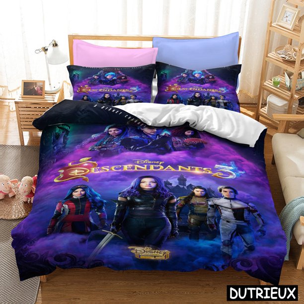 Descendants 3 3D Printed Bedding Set Queen King Size Duvet Cover Set Soft Comforter Cover With Pillowcase Home Textile Bed Sheets