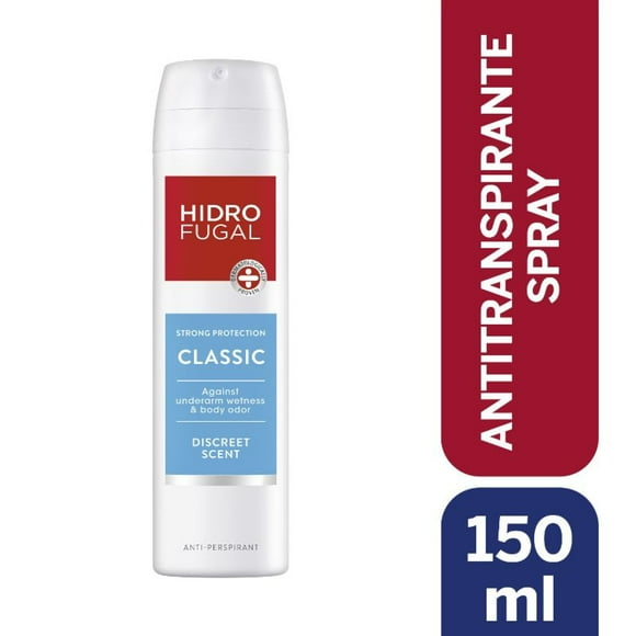 Desodorante Spray Hidrofugal Fragancia Neutral Unisex, 150 ml