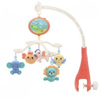 Genérico - Juguete Movil Sonajero Infantil Con Luz Y Sonido Acuatico Naranja