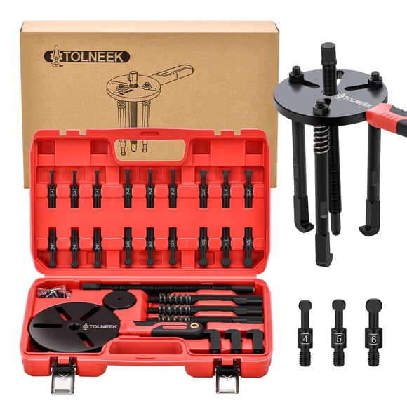 Kit de Extracción de Rodamientos Tolneek 33‑en‑1 de Alta Resistencia