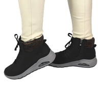 Megabazar Spa - Zapatilla De Mujer Invierno 33 Yassne Negro