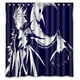 thumbnail image 1 of Cortina de ducha de payaso y luna, juego de cortinas de baño con ganchos, tamaño 66 x 72 pulgadas, 1 of 3