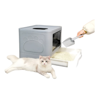 Genérico - Arenero Cerrado Para Gatos Xxl Con Pala Y Filtro