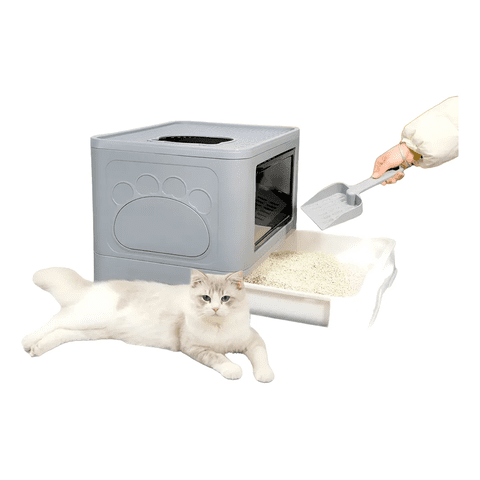Genérico - Arenero Cerrado Para Gatos Xxl Con Pala Y Filtro