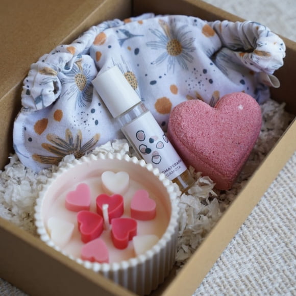 Kit Spa en Casa | Regalo para autocuidado | Guatero semillas + Vela + bomba + aromaterapia roll on