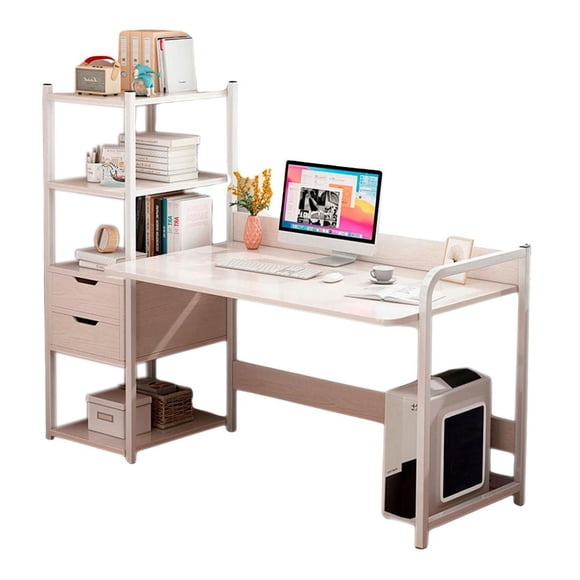 Escritorio H Con Organizador 2 Cajones 100cm Chic Home