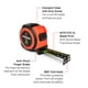 thumbnail image 3 of Cinta métrica Lufkin CONTROLTOUCH NITE Eye de 16 pies/5 m L1016CB-02, 3 of 3