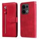 thumbnail image 1 of Funda con Cremallera para OPPO Reno 14 5G, Carcasa Cartera de Cuero PU con Soporte y Tarjetero, 1 of 5