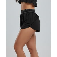 Flix Spa - Short Deportivo Mujer Tipo Calza Corta Detalle Trasero