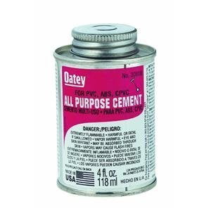 Cemento Oatey 118 ml claro multiusos CPVC/PVC