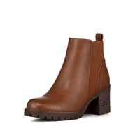 Botín Taco Mujer Casual Pu Weide Qbm17