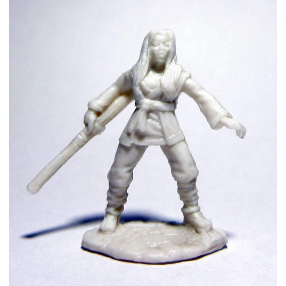 Huesos de segador en miniatura: monje hembra Xiao Liu, escala W3 de 25 mm