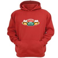 Genérico - Polerón Canguro Central Perk Rojo Talla L Unisex