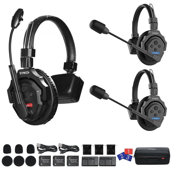 Auriculares SYNCO XTalk X3 2.4GHz Inalámbricos (3 unidades)