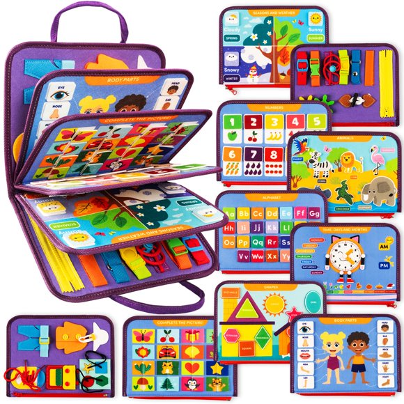 Libro de actividades Montessori Busy Book Clever Fox Play