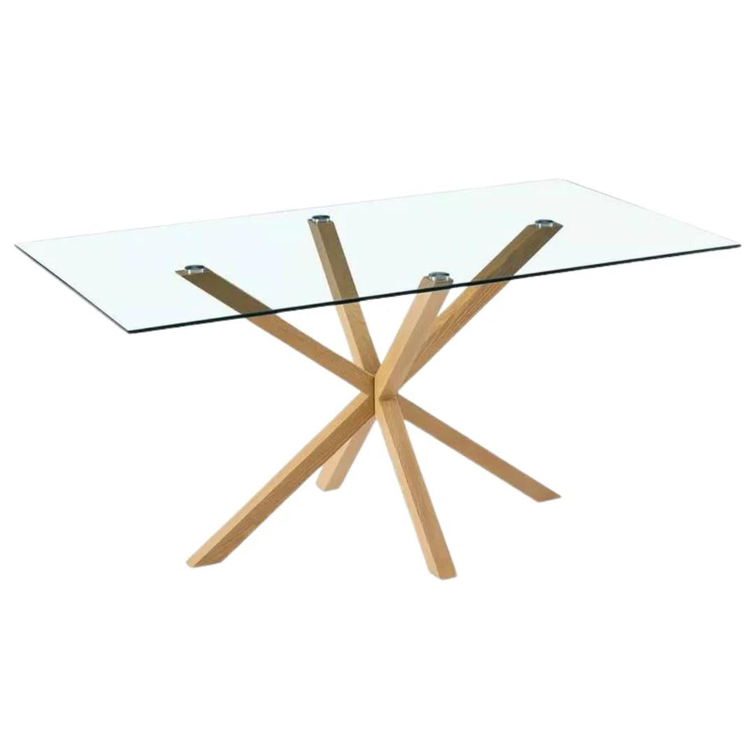 Pandalino - Mesa Rectangular Greta 140x80 | Vidrio Templado