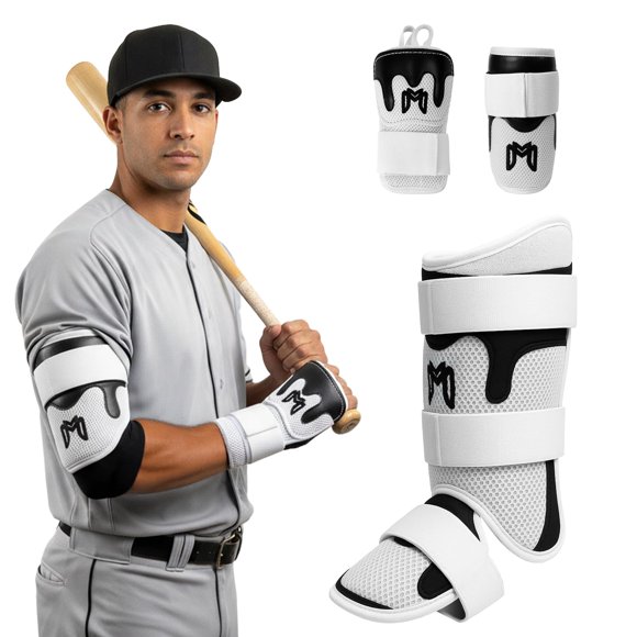 Kit de Protección de Béisbol MediCaptain Blanco Juvenil