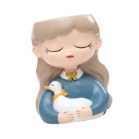 Magideal - Centres De Decoración De La Maceta De La Cabeza De La Cabeza De Hada De La Maceta De La Maceta Del Contenedor De Plantas Para Macetas De La Maceta Del Conejito