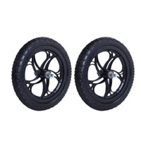 Magideal - 1 Par De Ruedas De Repuesto Para Bicicleta De Equilibrio, Ligeras, Para Niños Y Niñas, Para Mantenimiento Y Reparación, Ruedas De Entrenamiento No Inf Rueda De Flor De Ciruela