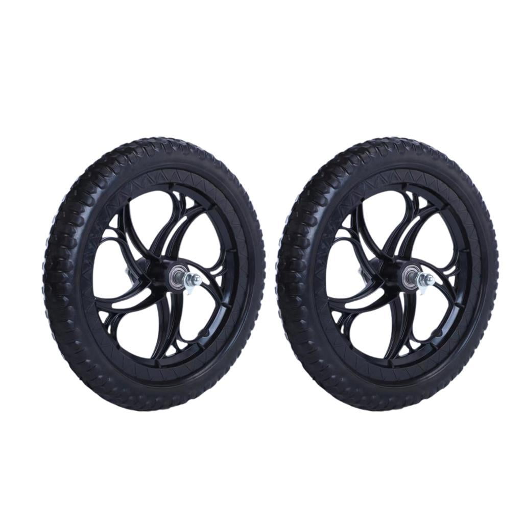 Magideal - 1 Par De Ruedas De Repuesto Para Bicicleta De Equilibrio, Ligeras, Para Niños Y Niñas, Para Mantenimiento Y Reparación, Ruedas De Entrenamiento No Inf Rueda De Flor De Ciruela