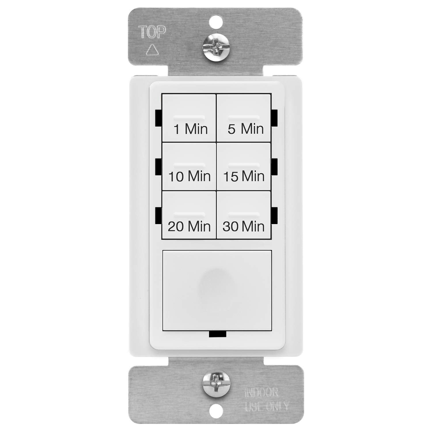 Interruptor Temporizador De Cuenta Regresiva Enerlites Para Ventiladores Y Luces De Baño